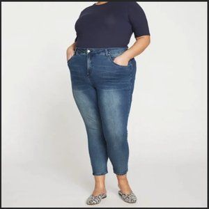 Universal Standard Seine Distressed Blue Women’s Size 20 Long